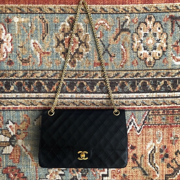 SOLD***Chanel Vintage Classic Medium Bijoux Double Flap Bag - Picture 6 of 13